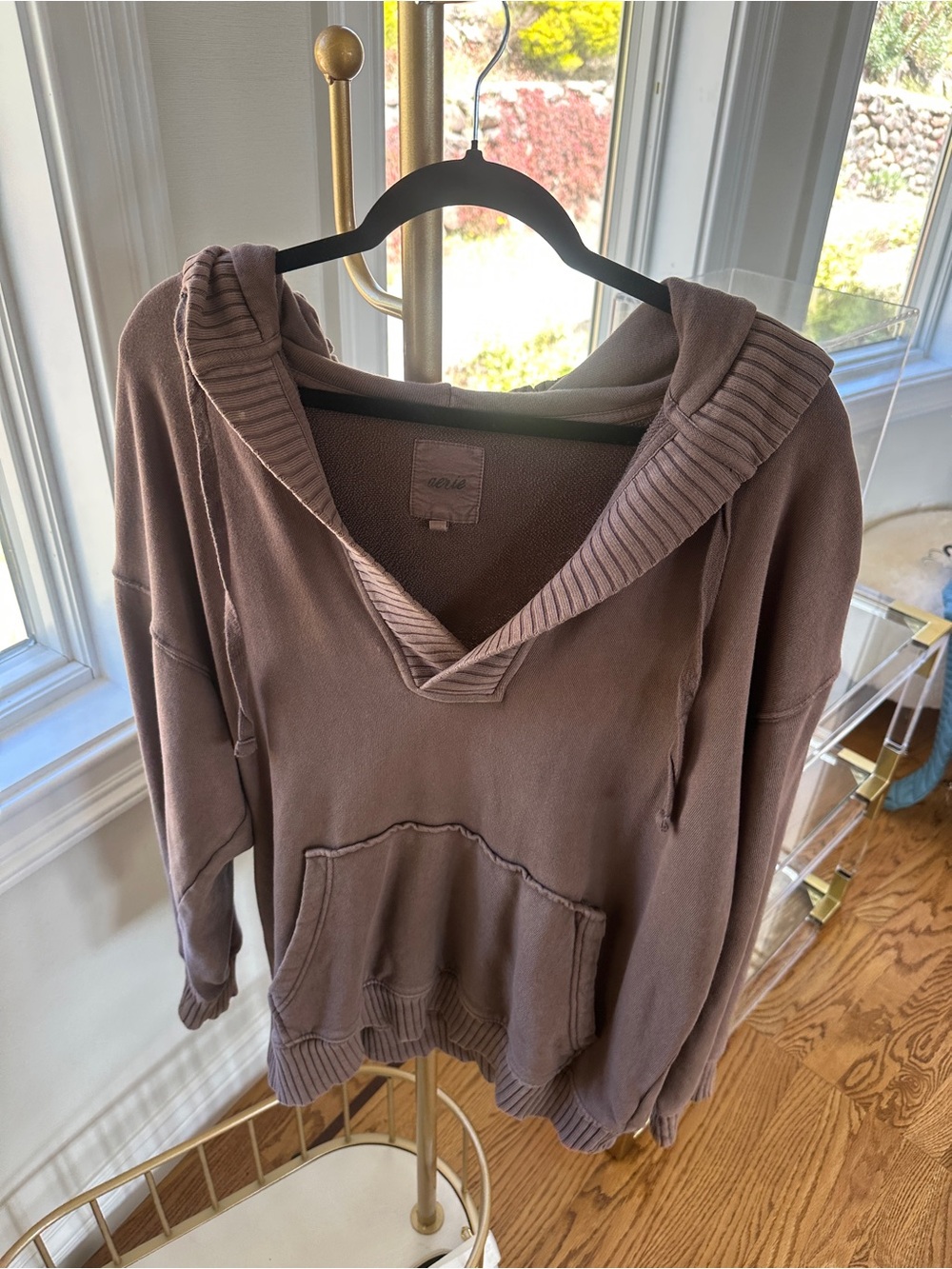 Long Brown Sweatshirt